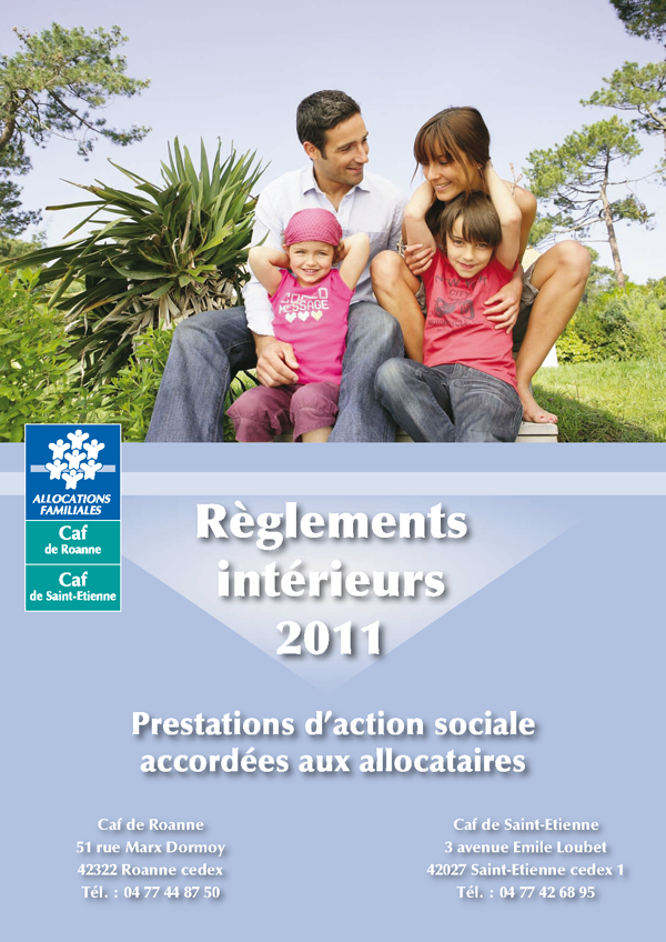 Action sociale 2011 : le règlement intérieur est en ligne – e-Caf42