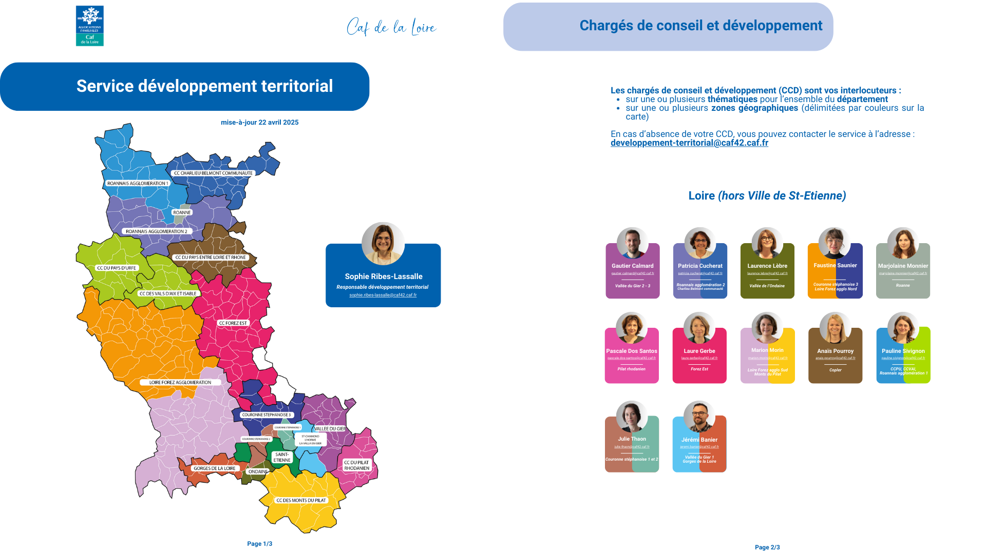 Les CCD territoriaux